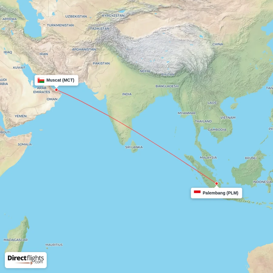 MCT - PLM route map