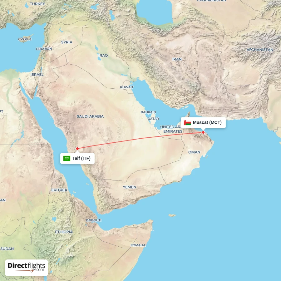 MCT - TIF route map