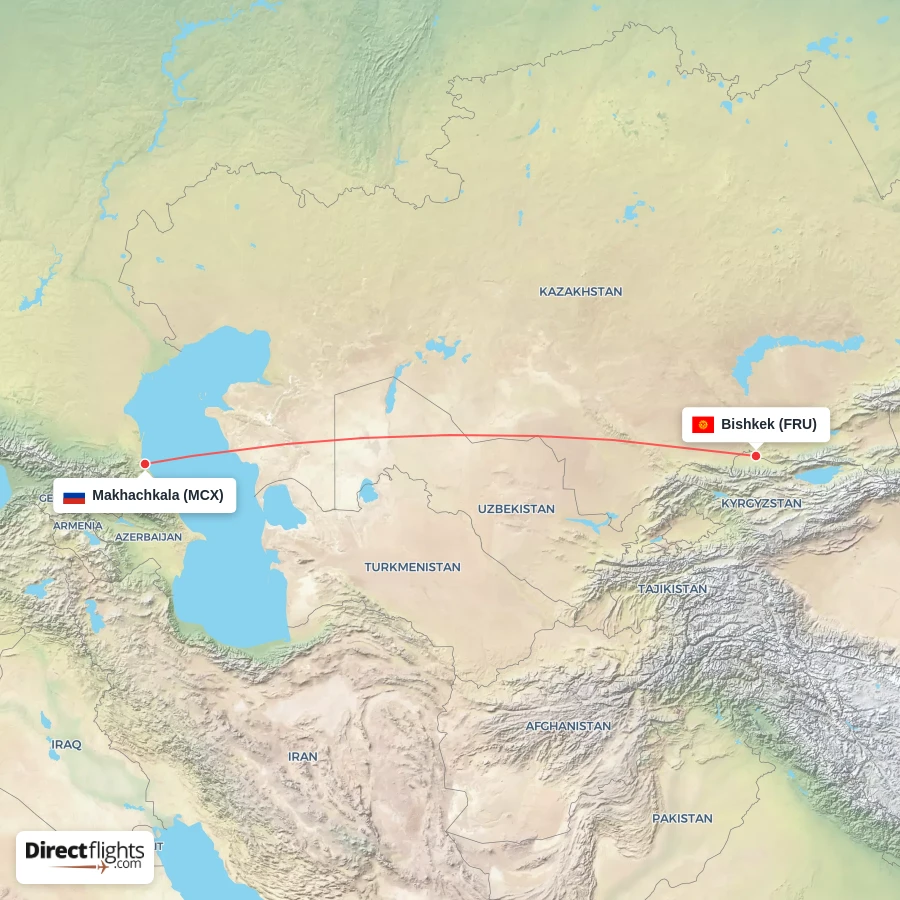 MCX - FRU route map