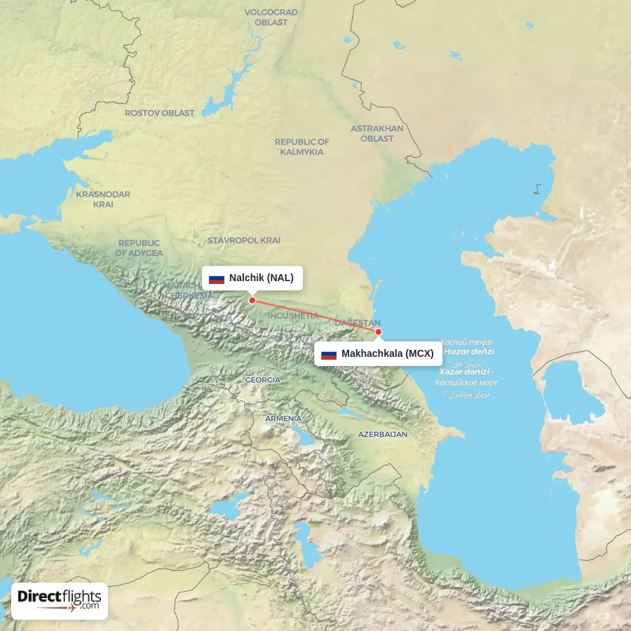 MCX - NAL route map