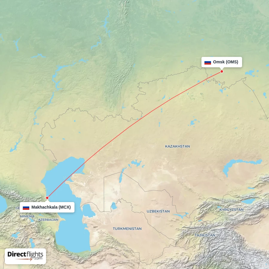 MCX - OMS route map