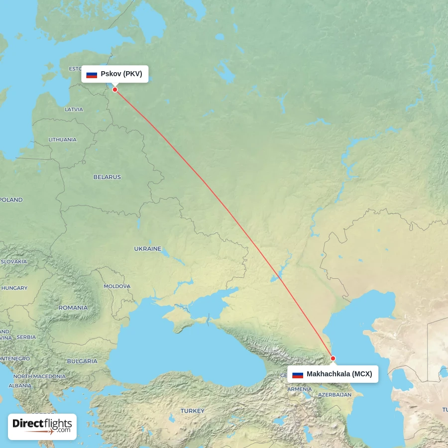 MCX - PKV route map