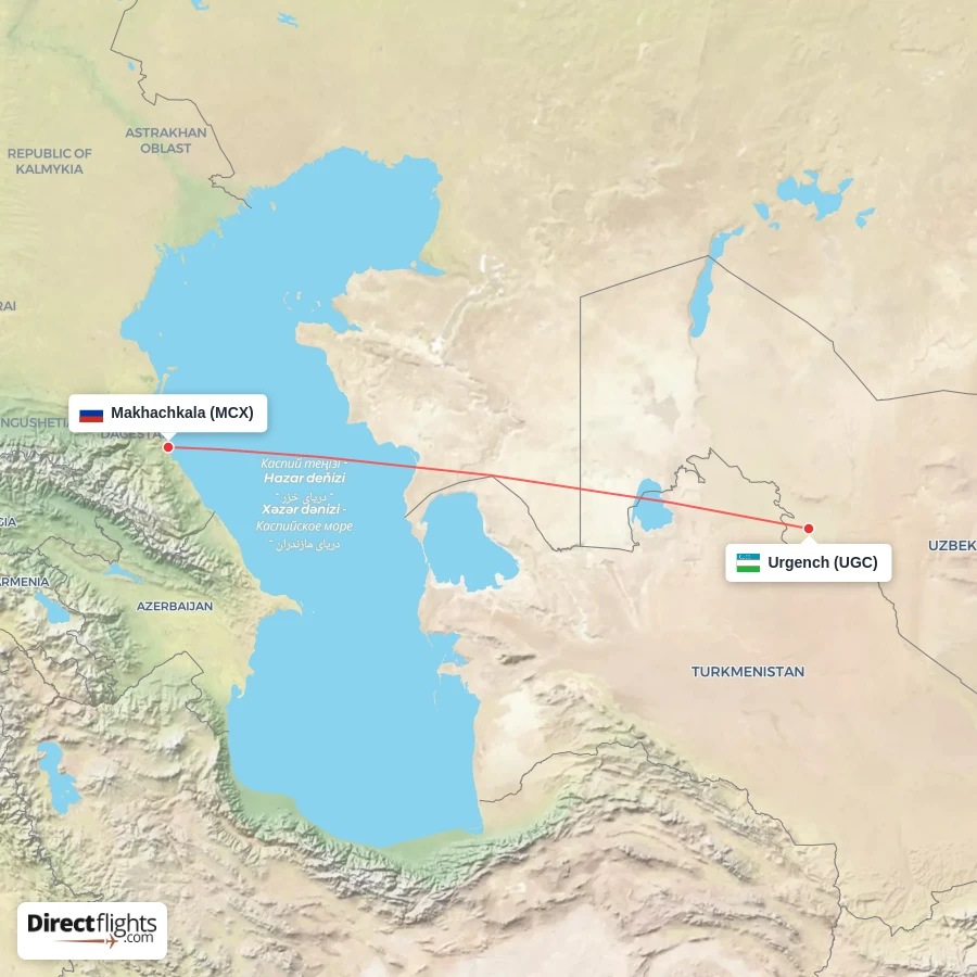 MCX - UGC route map