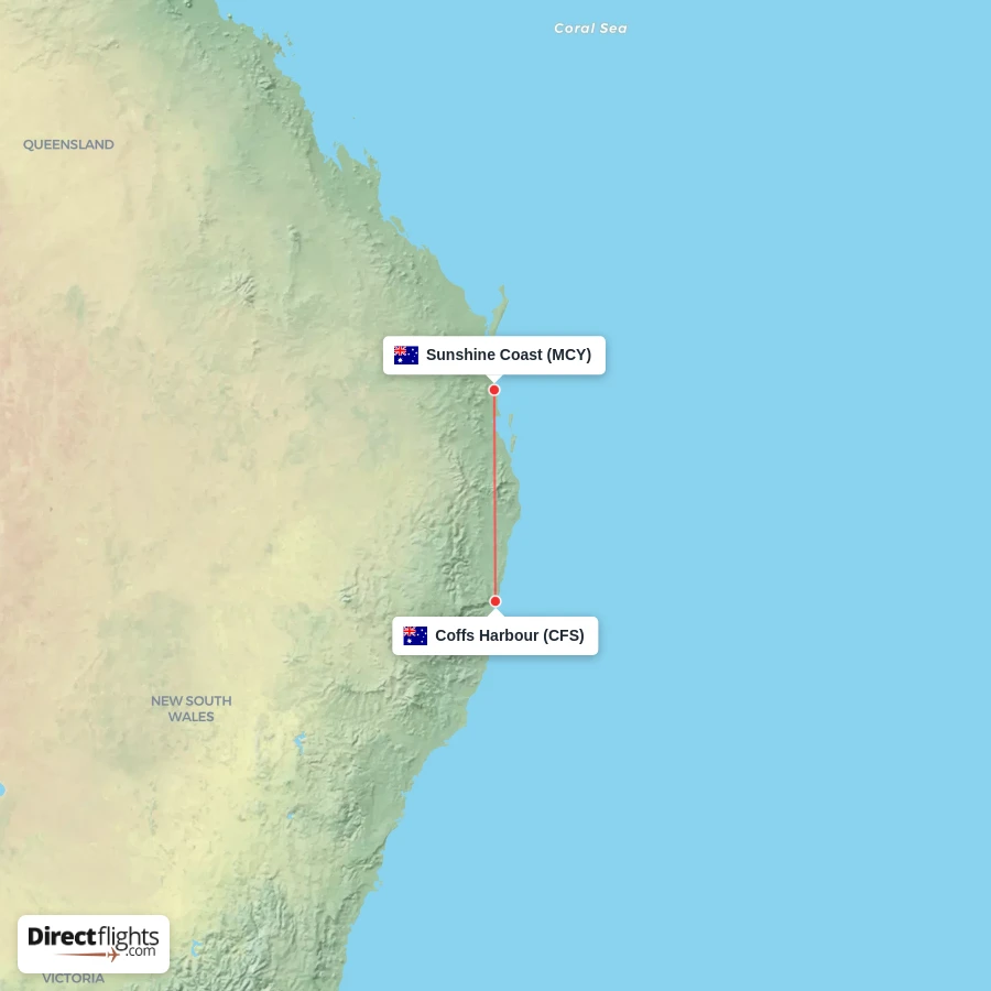 MCY - CFS route map