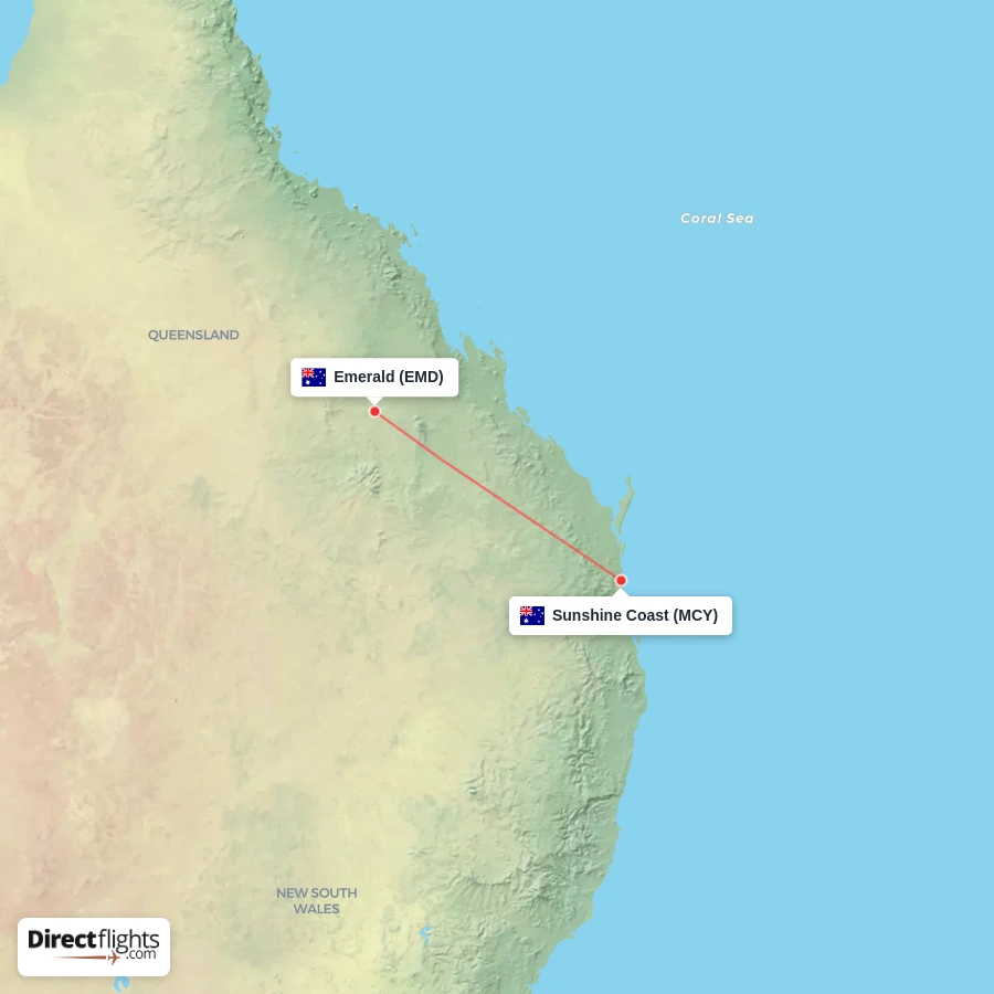 MCY - EMD route map