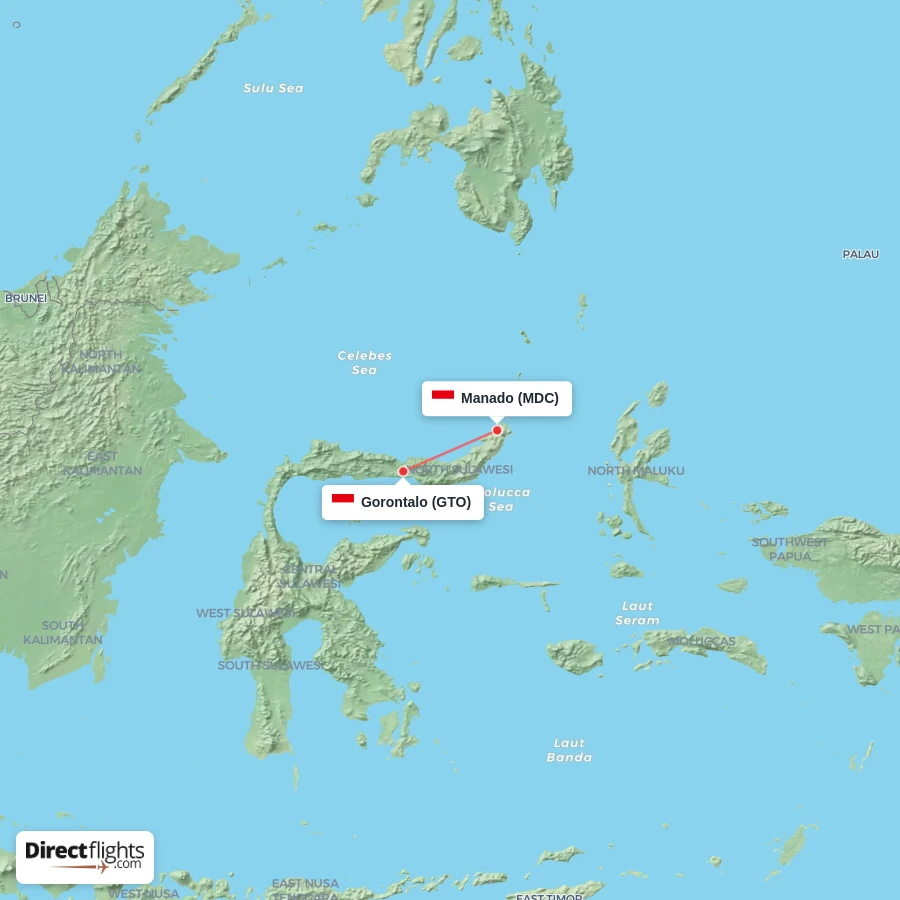 MDC - GTO route map