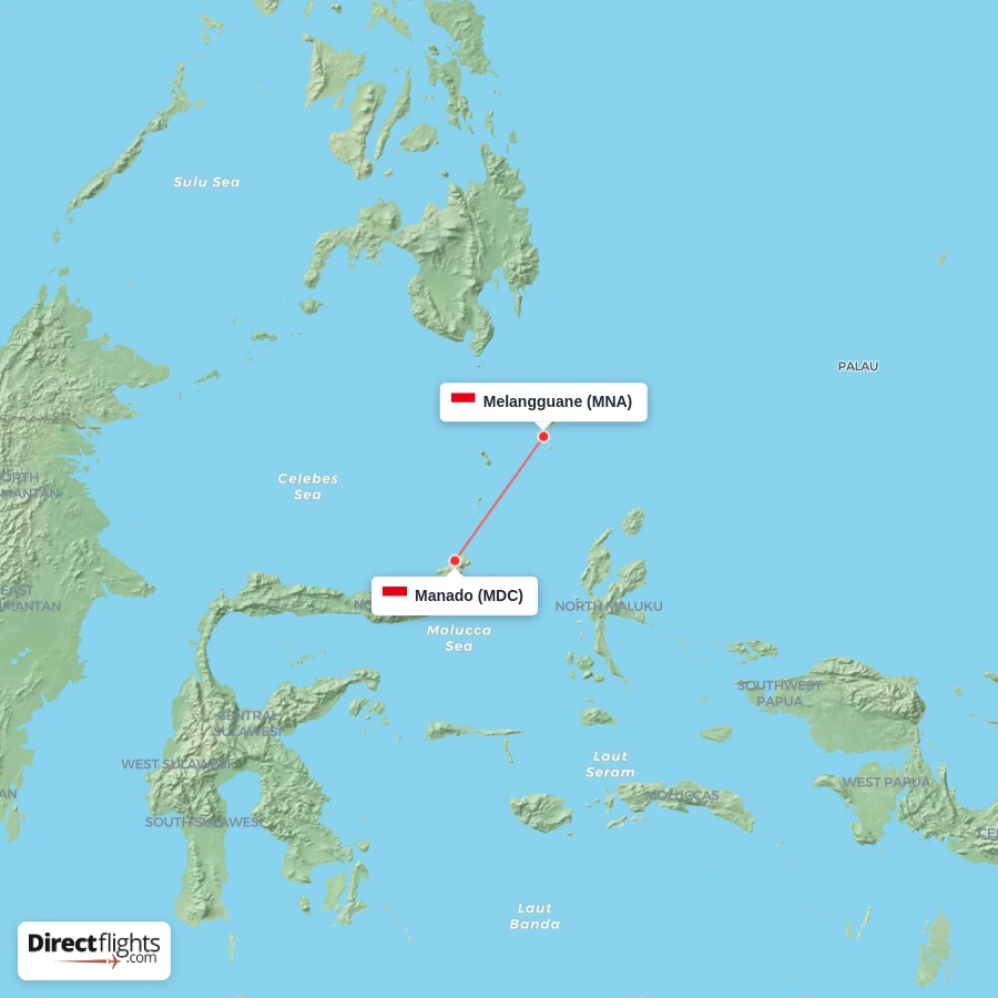 MDC - MNA route map