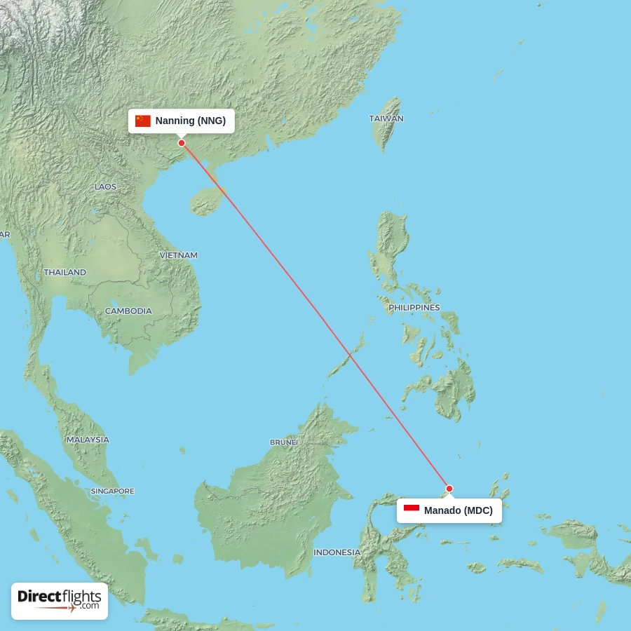 MDC - NNG route map