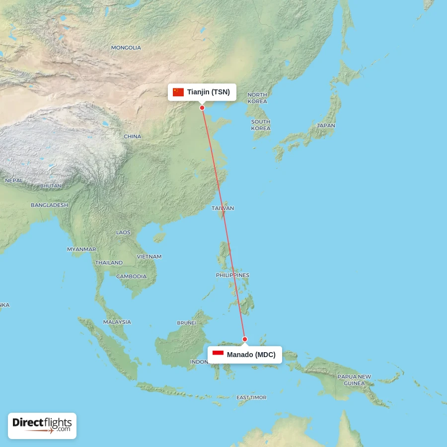 MDC - TSN route map