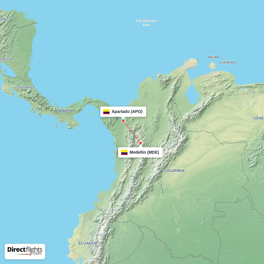 MDE - APO route map