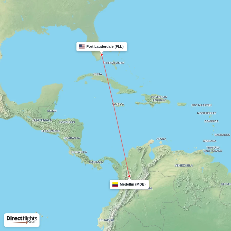 MDE - FLL route map