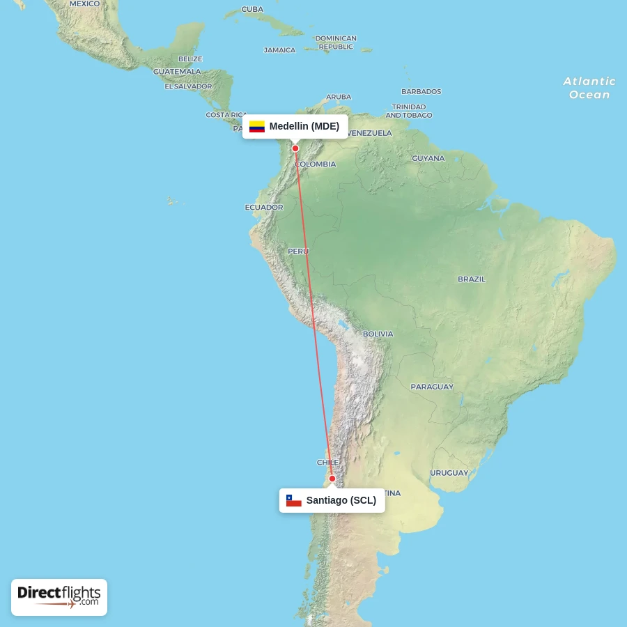 MDE - SCL route map