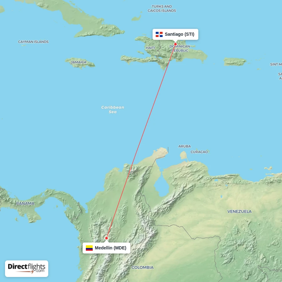 MDE - STI route map