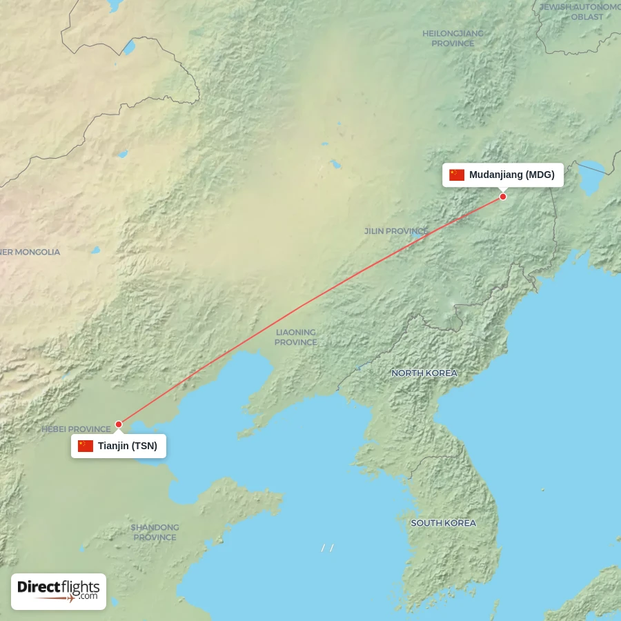 MDG - TSN route map