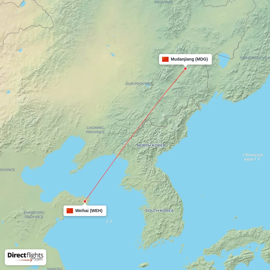 MDG - WEH route map