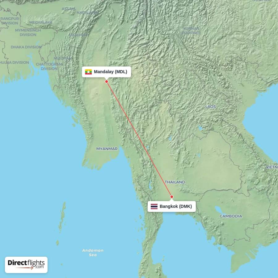 MDL - DMK route map