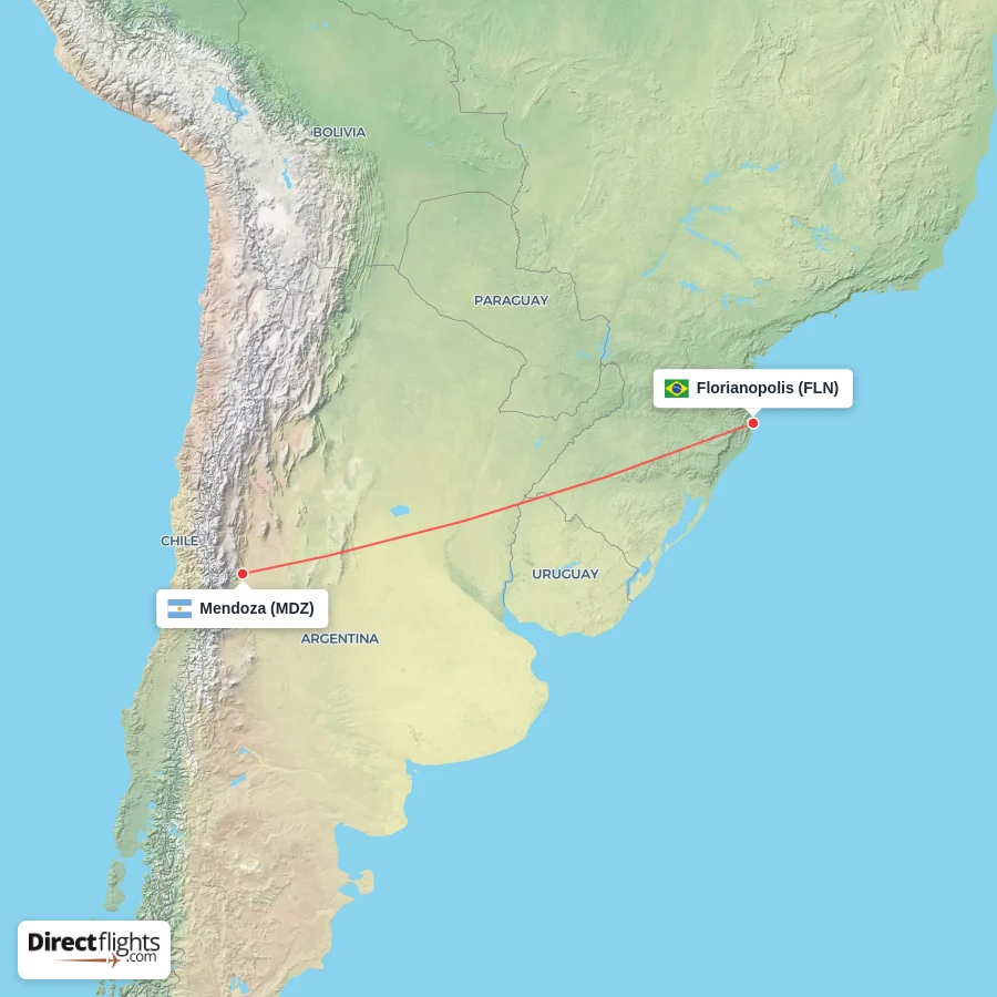 MDZ - FLN route map