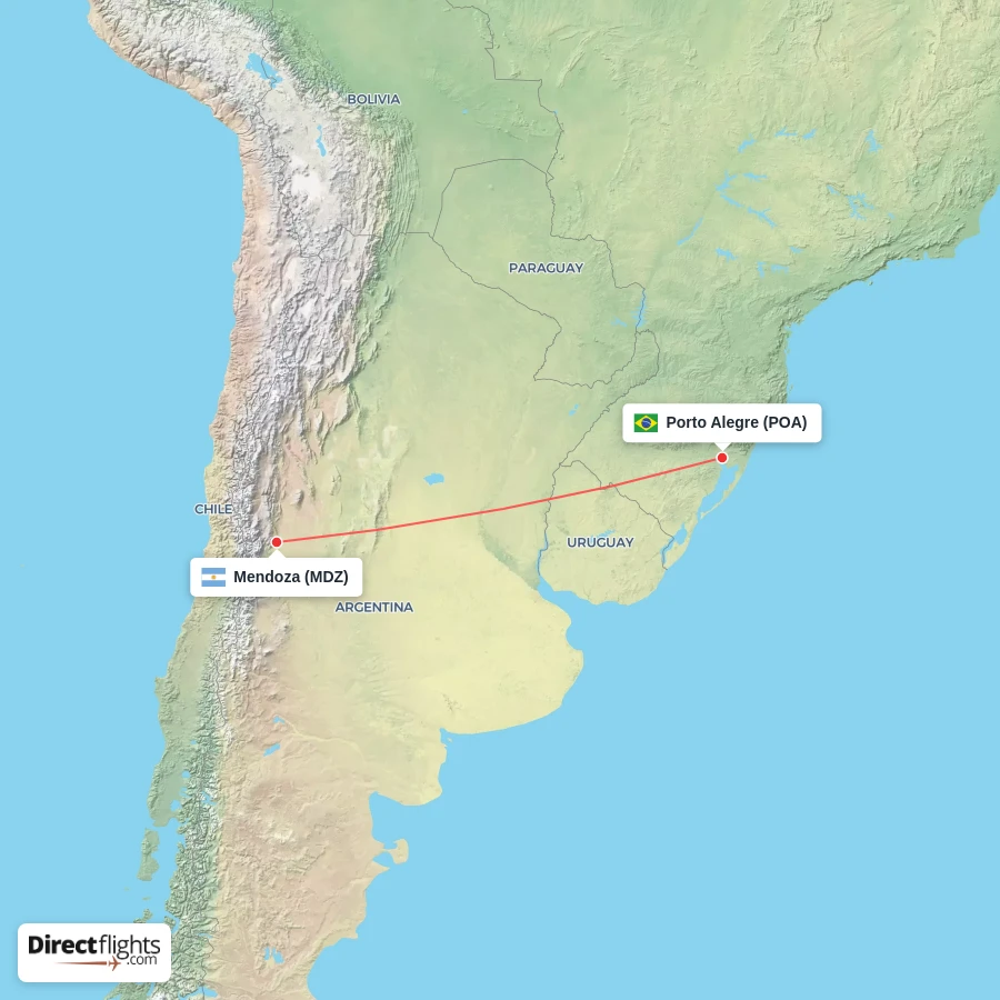 MDZ - POA route map