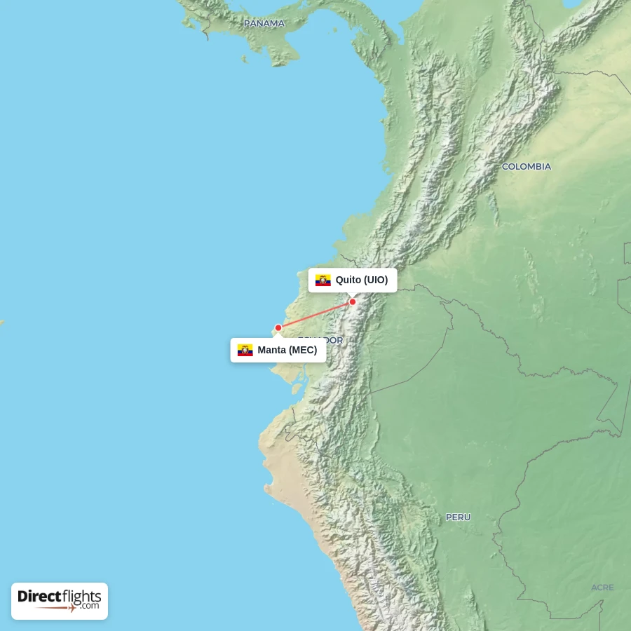 MEC - UIO route map