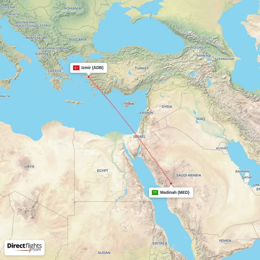 MED - ADB route map