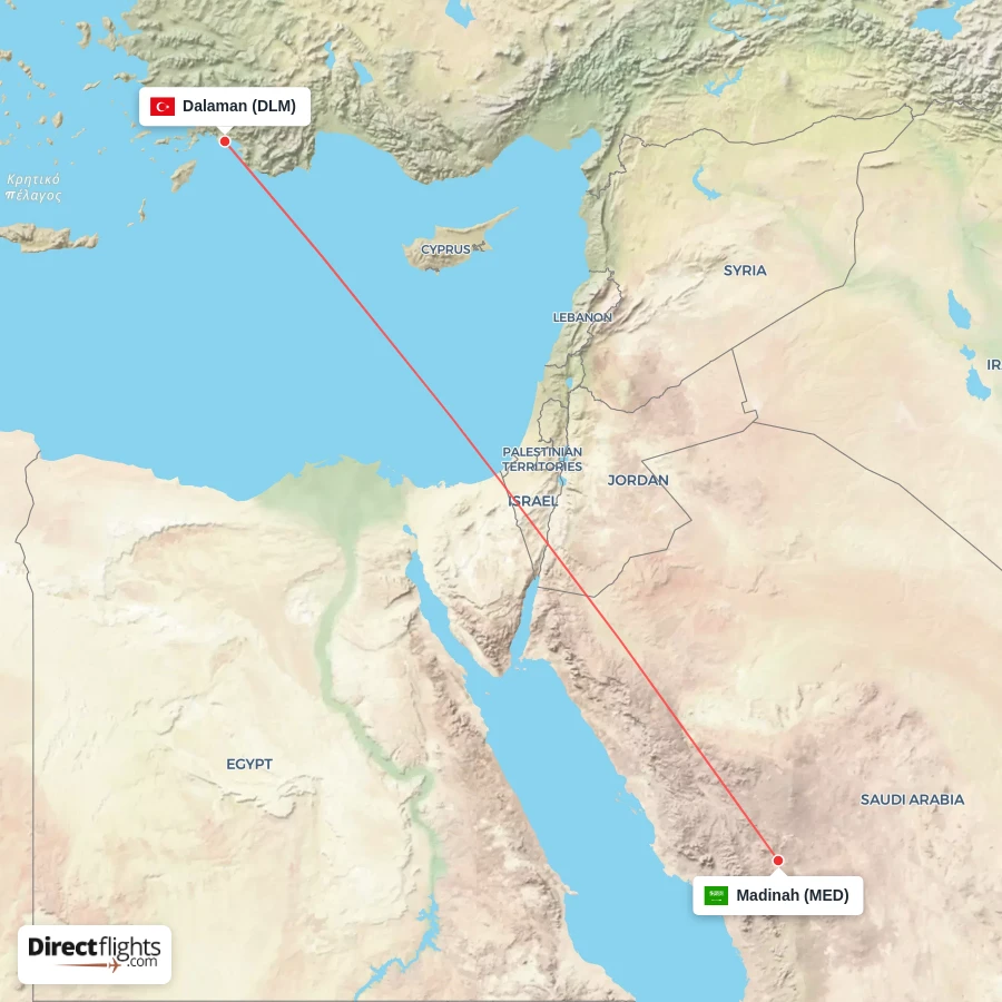 MED - DLM route map
