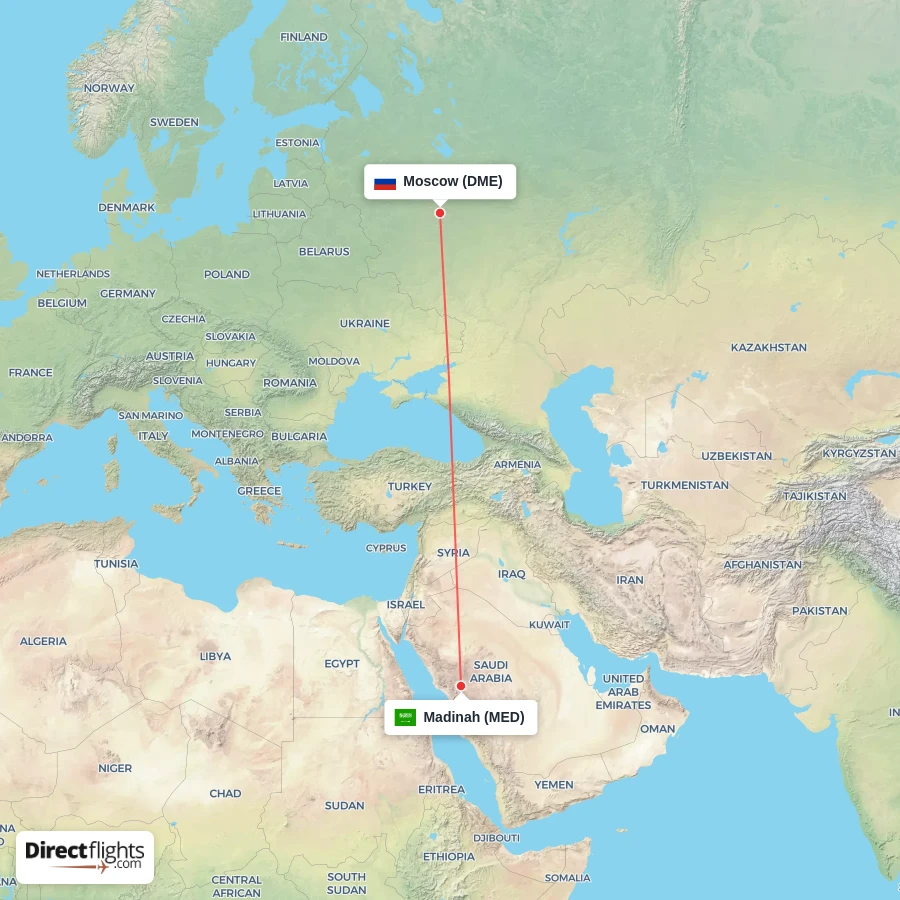 MED - DME route map