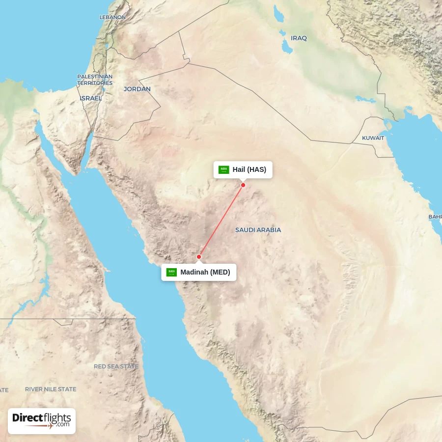 MED - HAS route map