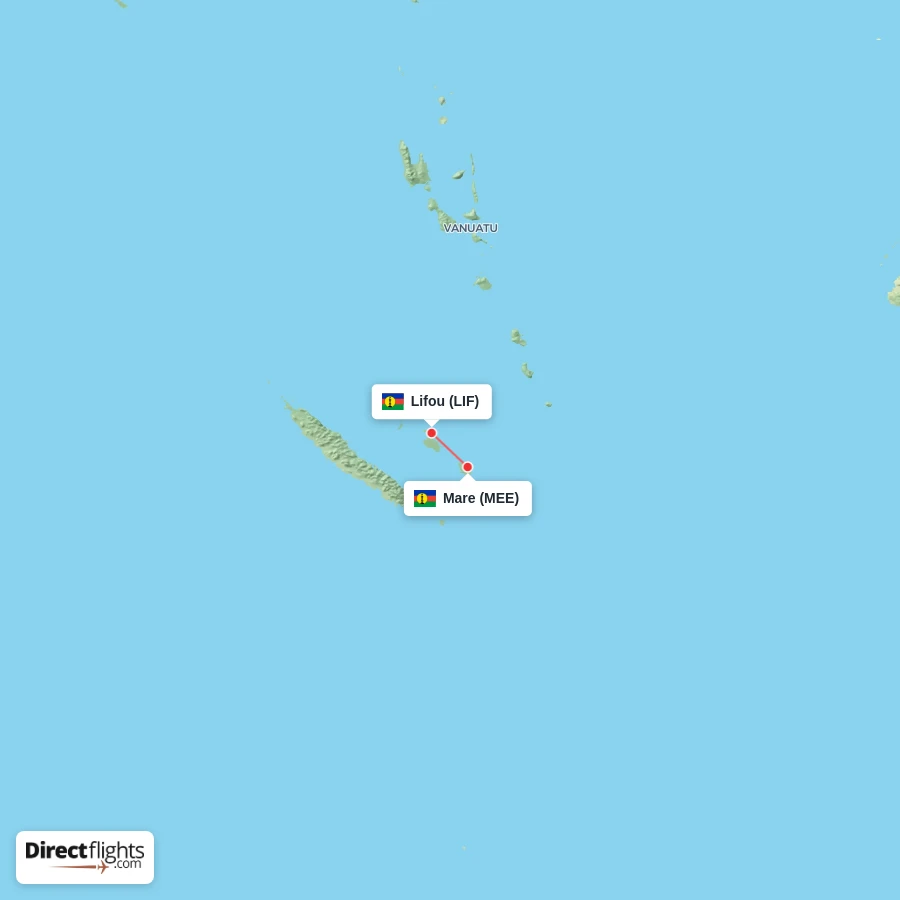 MEE - LIF route map