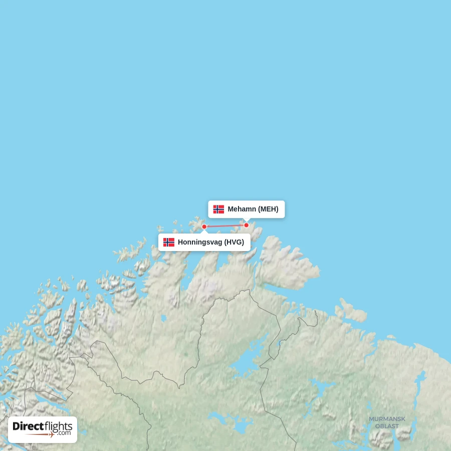 MEH - HVG route map