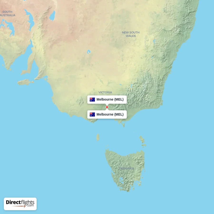 MEL - MEL route map