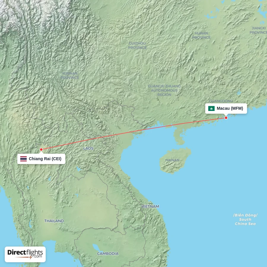 MFM - CEI route map
