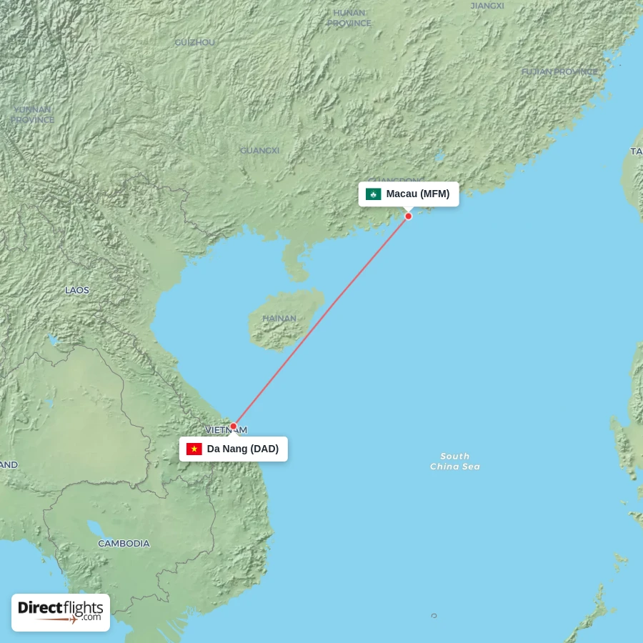 MFM - DAD route map