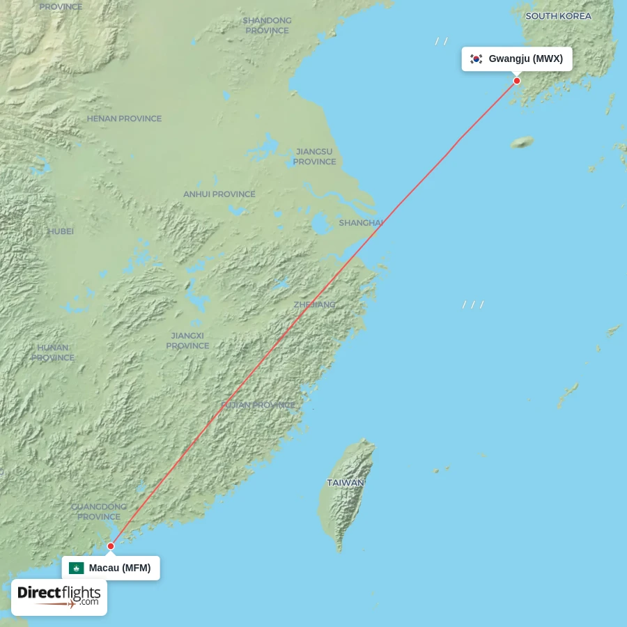 MFM - MWX route map