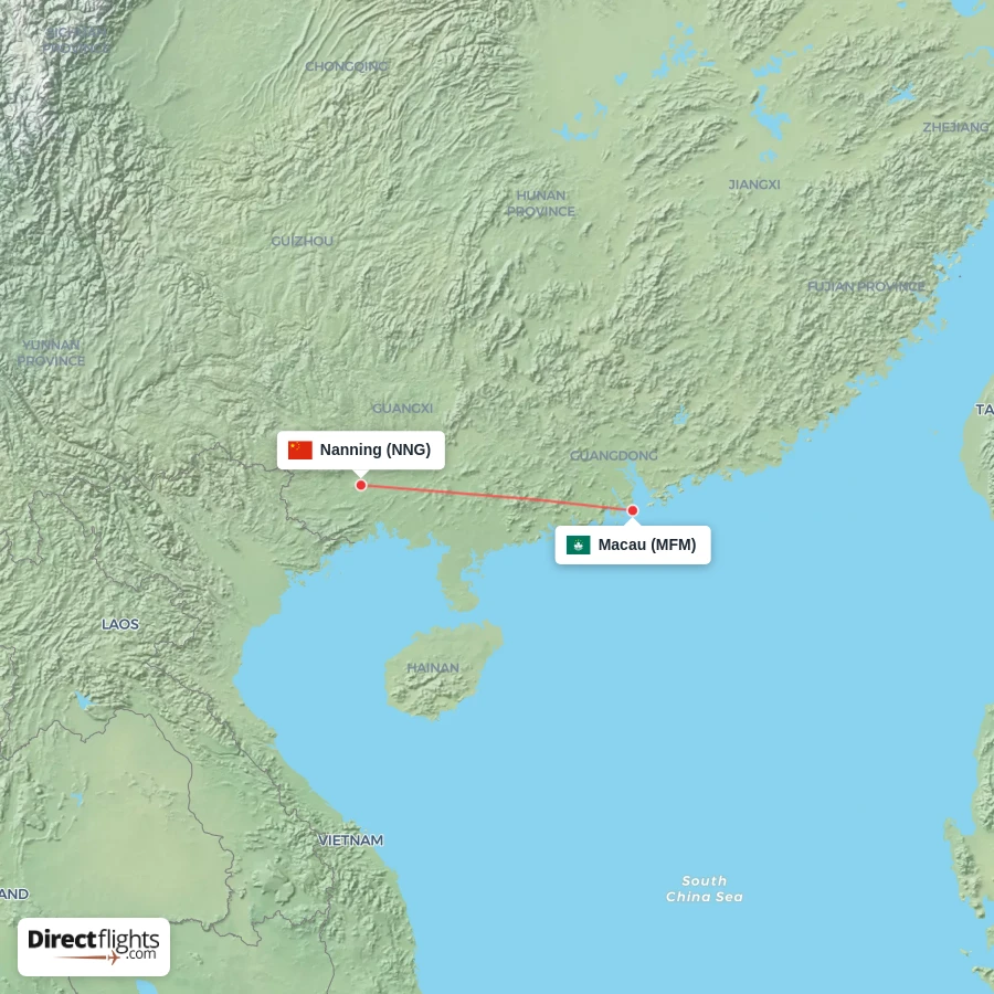 MFM - NNG route map