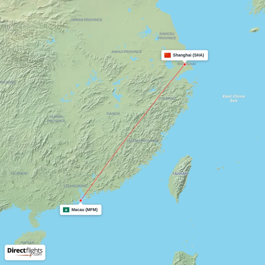 MFM - SHA route map