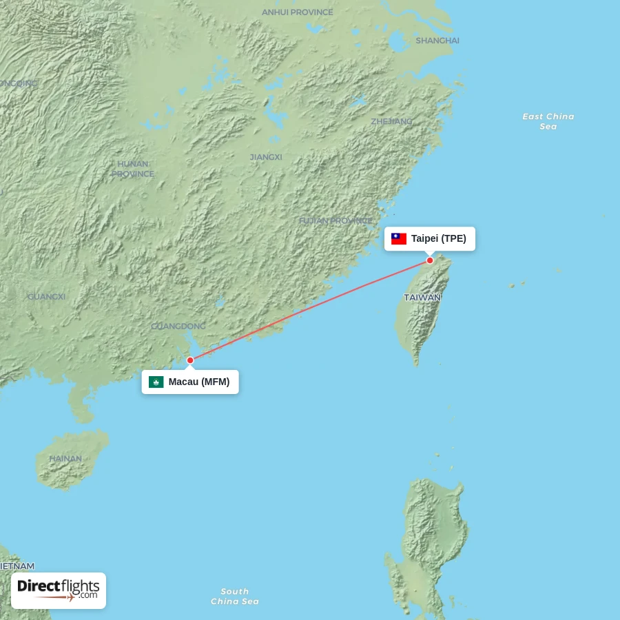 MFM - TPE route map