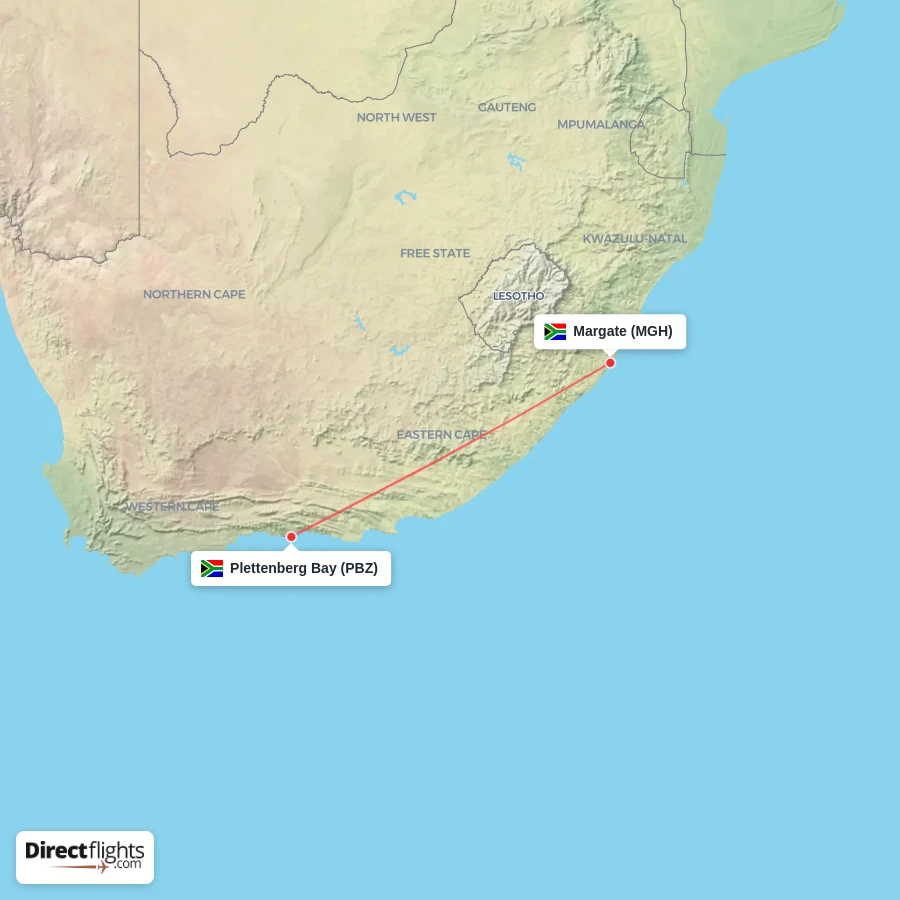 MGH - PBZ route map