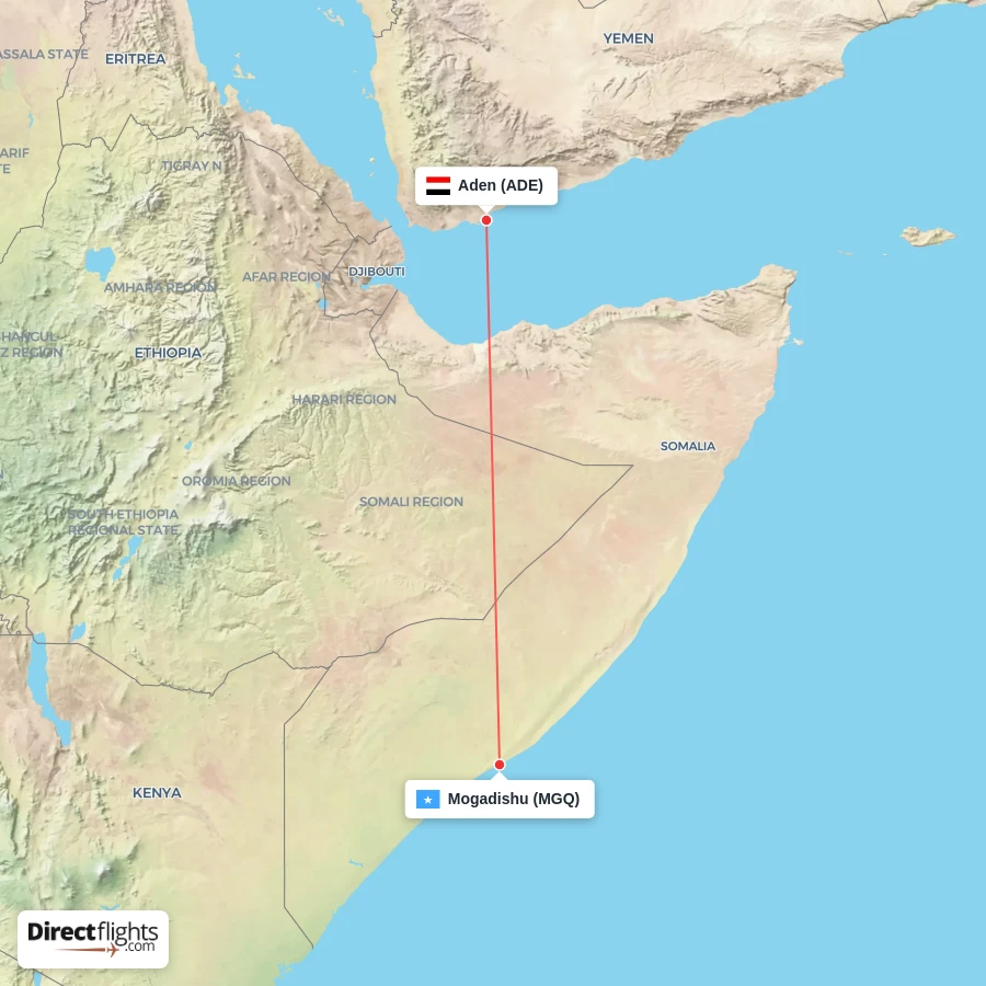 MGQ - ADE route map