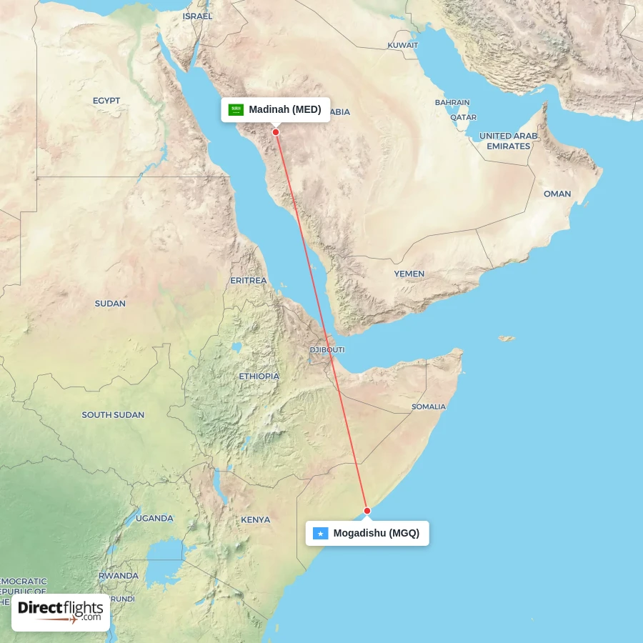 MGQ - MED route map
