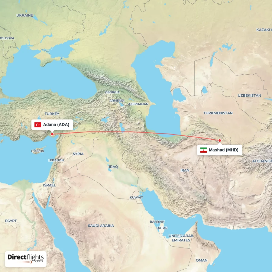 MHD - ADA route map