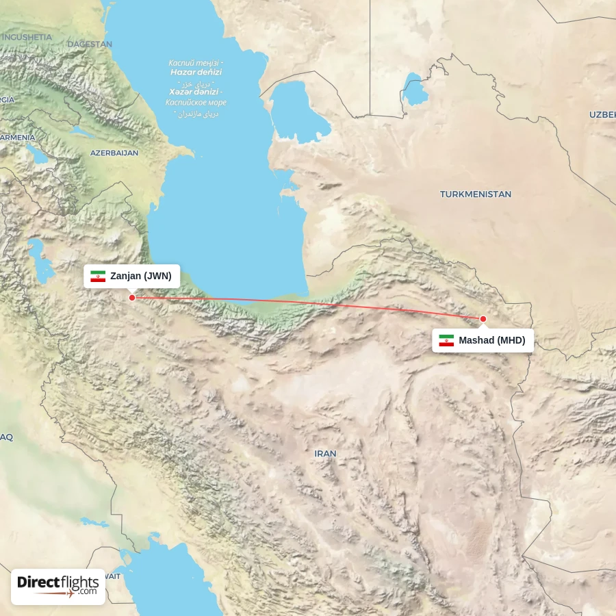 MHD - JWN route map