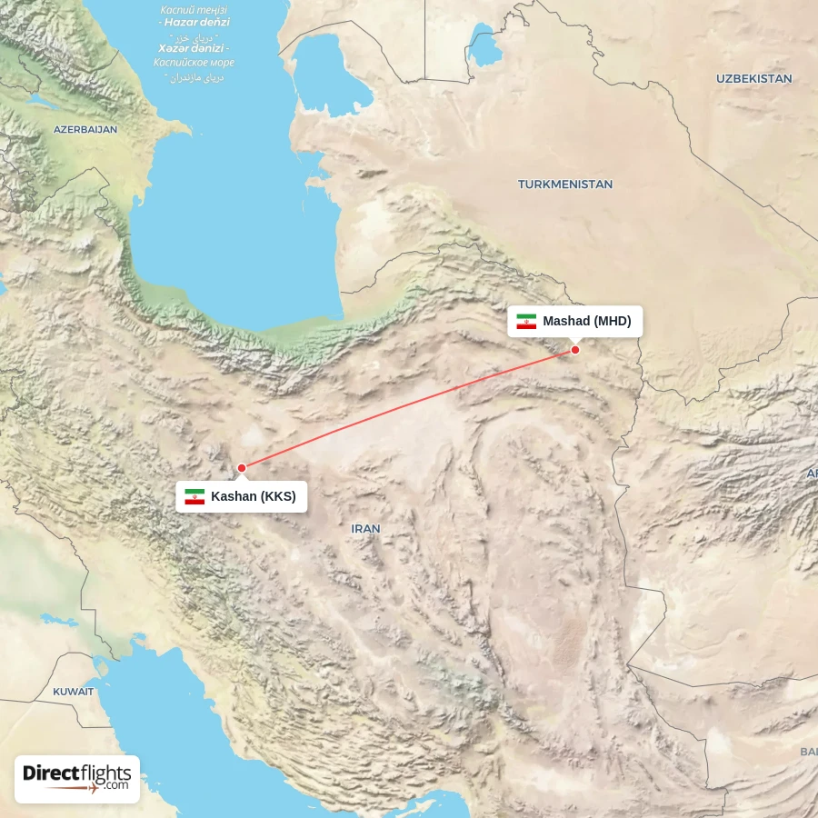 MHD - KKS route map