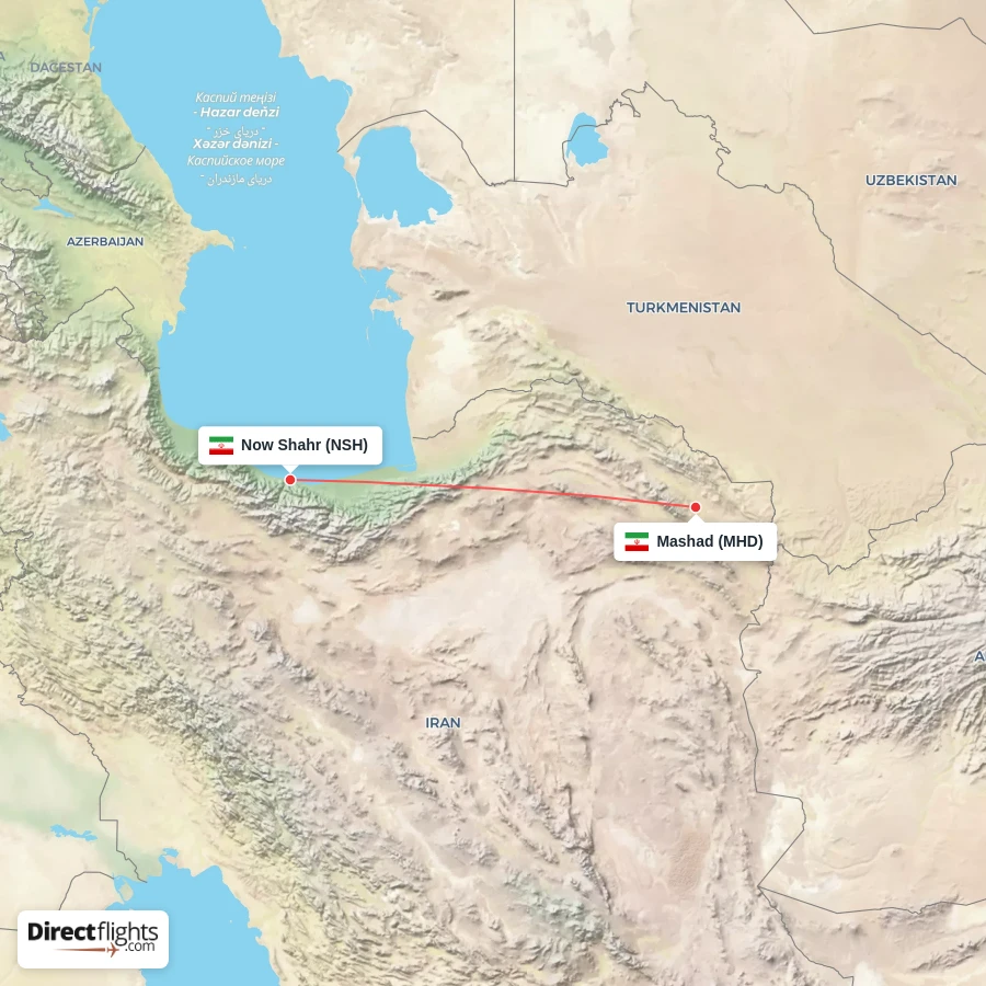 MHD - NSH route map