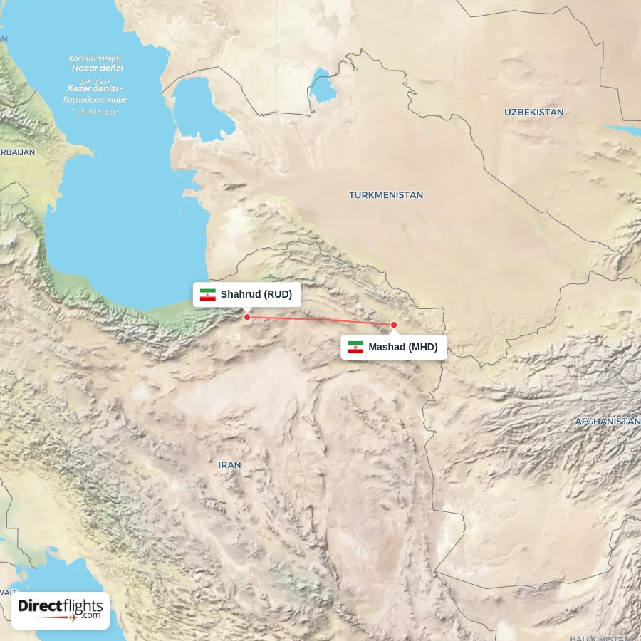MHD - RUD route map