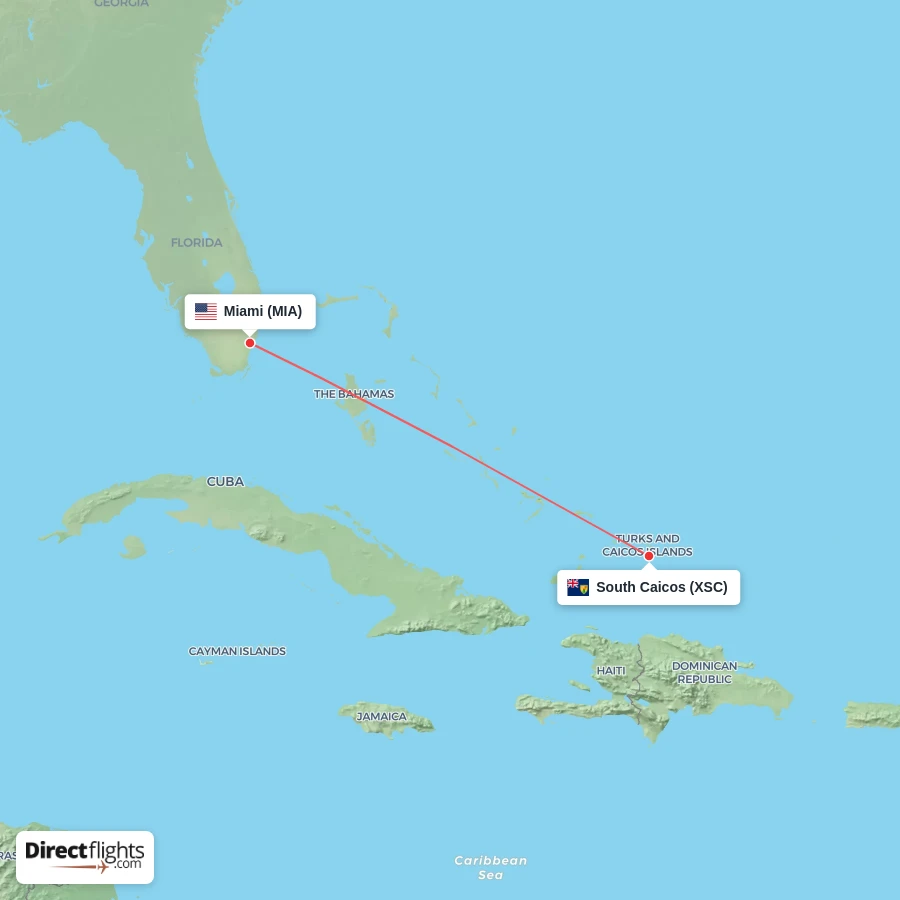 MIA - XSC route map
