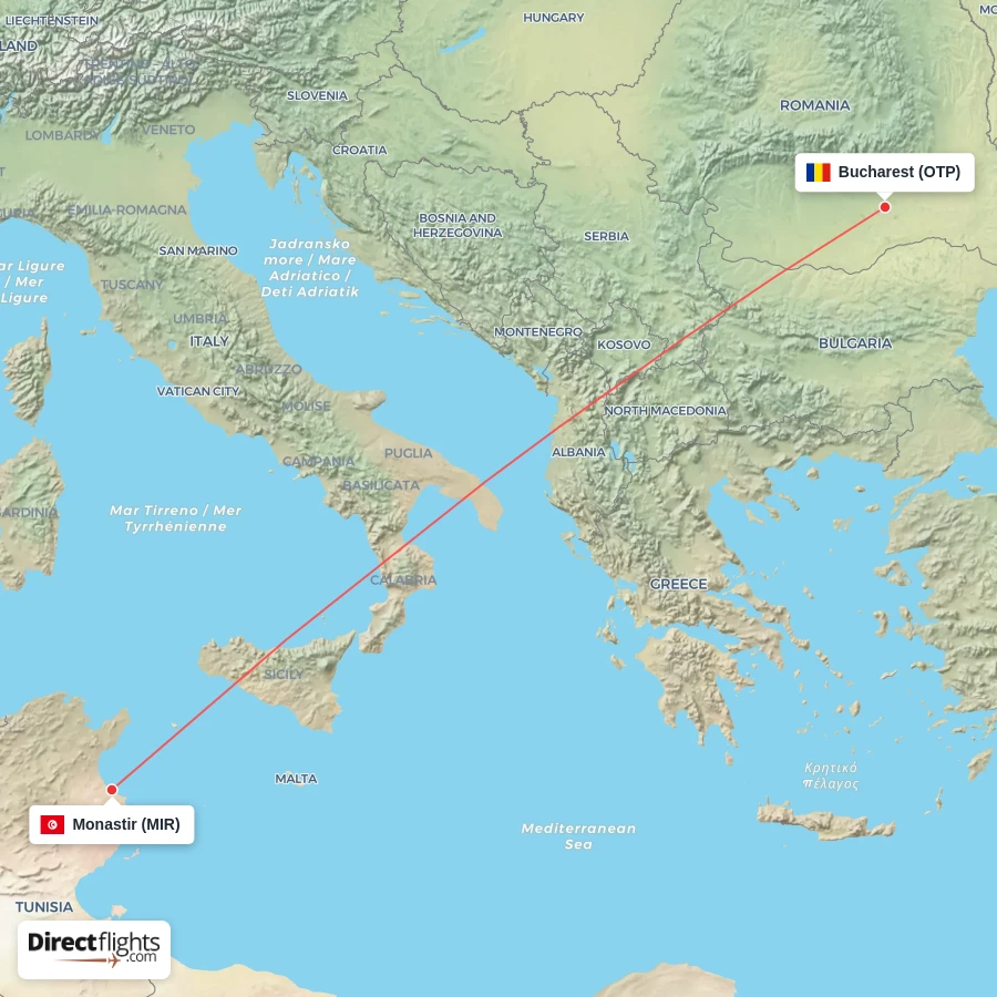 MIR - OTP route map