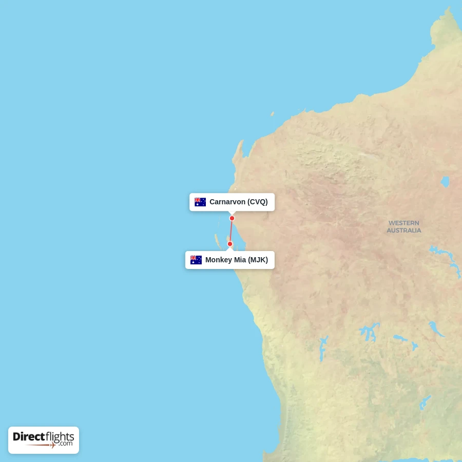 MJK - CVQ route map