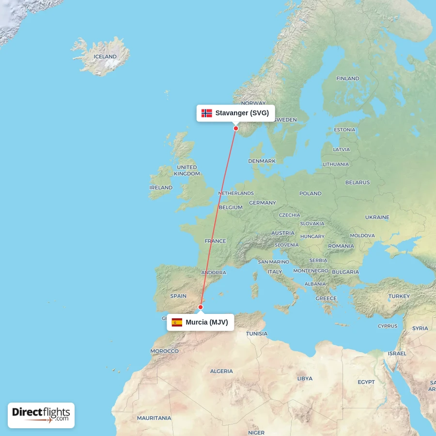MJV - SVG route map