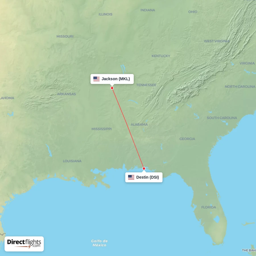MKL - DSI route map