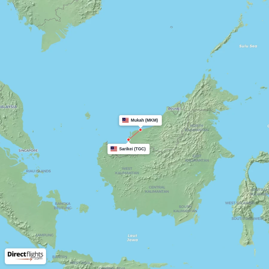 MKM - TGC route map